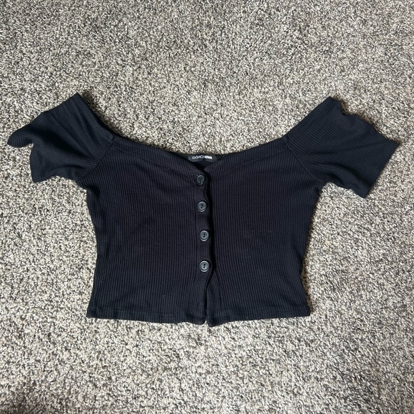 Cropped Top black - Picture 1 of 2